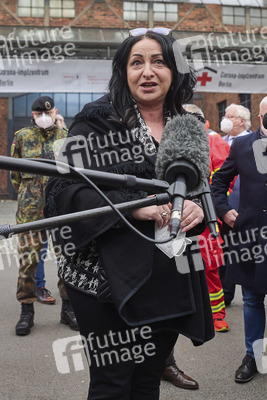 Inbetriebnahme des Corona-Impfzentrums in der Arena Berlin