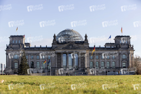 Vorbereitungen zur Silvesterfeier am Brandenburger Tor in Berlin