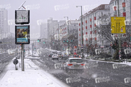 Erster Schnee 2021 in Berlin