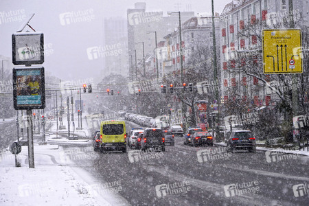 Erster Schnee 2021 in Berlin