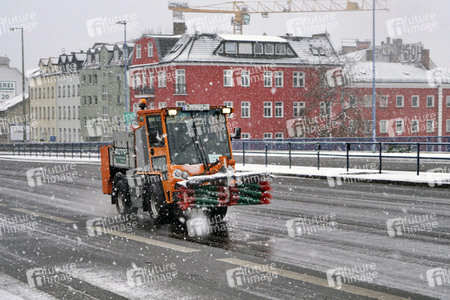 Erster Schnee 2021 in Berlin