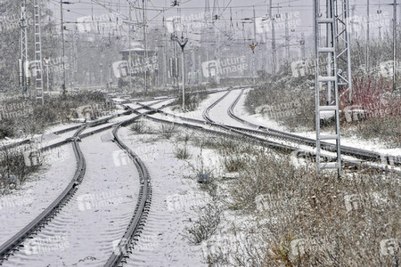 Erster Schnee 2021 in Berlin