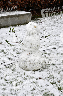Erster Schnee 2021 in Berlin