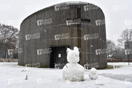Erster Schnee 2021 in Berlin