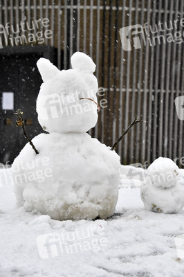 Erster Schnee 2021 in Berlin