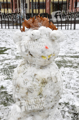 Erster Schnee 2021 in Berlin
