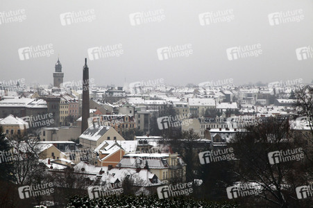 Erster Schnee 2021 in Görlitz