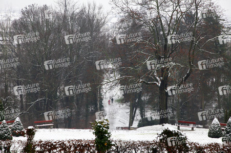 Erster Schnee 2021 in Görlitz