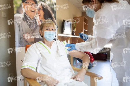 Corona-Impfung in Alcalá de Henares