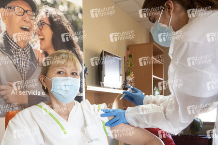 Corona-Impfung in Alcalá de Henares