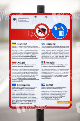 Symbolfoto Müllentsorgung bei der Schweinepest