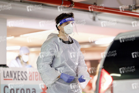 Symbolfoto Corona-Testzentrum