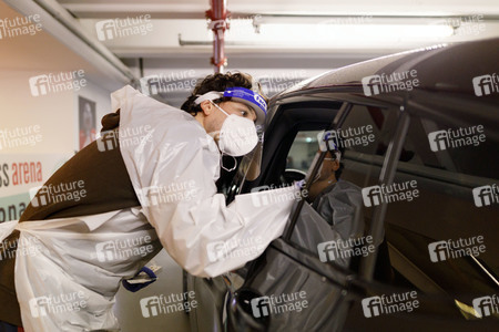 Symbolfoto Corona-Testzentrum