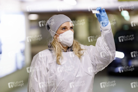 Symbolfoto Corona-Testzentrum