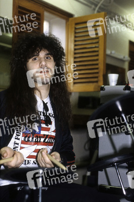 Photoshooting mit Charlie Benante in London