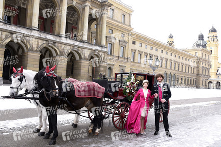 Fototermin mit dem Narrhalla Faschingsprinzenpaar 2021 in München