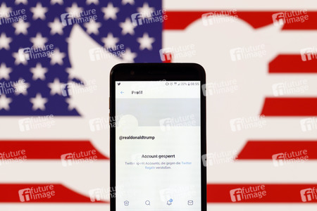 Symbolbild Twitter sperrt Trump