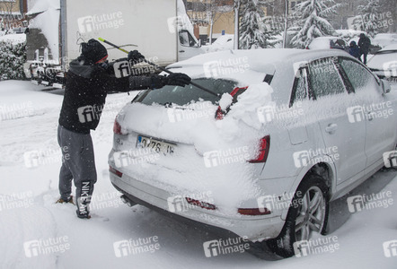 Sturmtief Filomena sorgt für Chaos in der Region Madrid