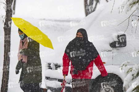 Sturmtief Filomena sorgt für Chaos in der Region Madrid