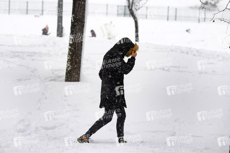 Sturmtief Filomena sorgt für Chaos in der Region Madrid