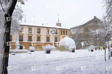 Sturmtief Filomena sorgt für Chaos in der Region Madrid