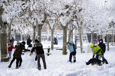 Sturmtief Filomena sorgt für Chaos in der Region Madrid