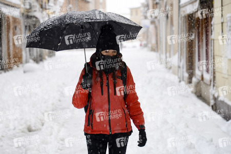 Sturmtief Filomena sorgt für Chaos in der Region Madrid