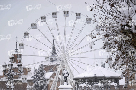 Sturmtief Filomena sorgt für Chaos in der Region Madrid