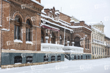Nach dem Sturmtief Filomena in der Region Madrid