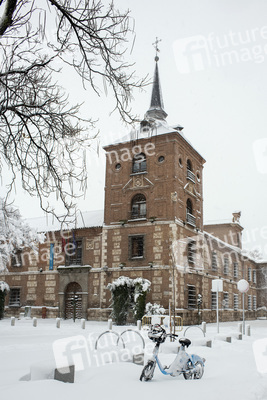 Nach dem Sturmtief Filomena in der Region Madrid
