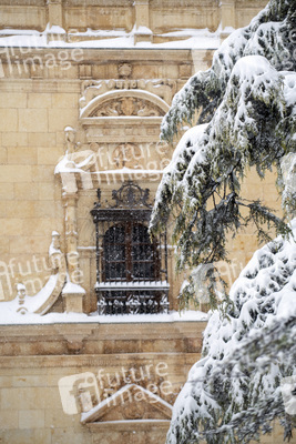 Nach dem Sturmtief Filomena in der Region Madrid