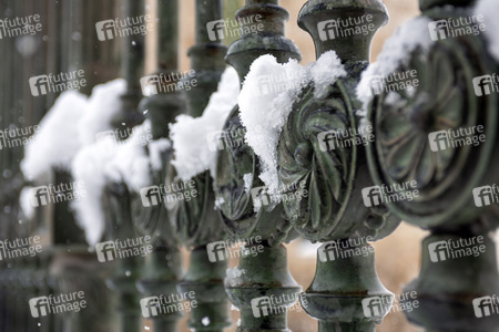 Nach dem Sturmtief Filomena in der Region Madrid