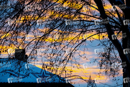 Nach dem Sturmtief Filomena in der Region Madrid