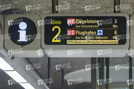 Symbolfoto FFP2-Maskenpflicht auf Bahnhöfen