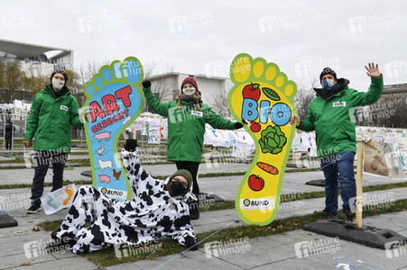 Demonstration 'Wir haben es satt' in Berlin