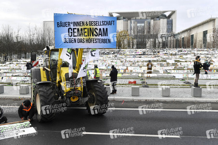Demonstration 'Wir haben es satt' in Berlin