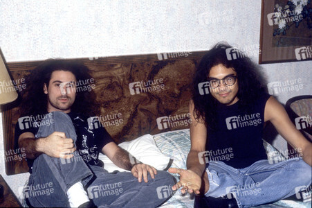 Photoshooting mit Armored Saint in London