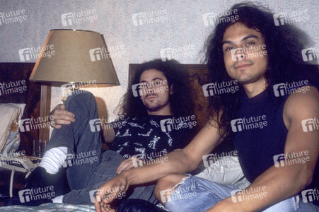 Photoshooting mit Armored Saint in London