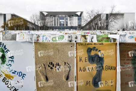 Demonstration 'Wir haben es satt' in Berlin