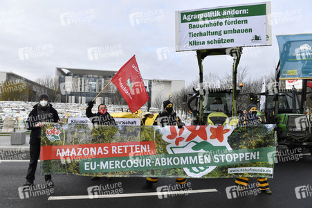 Demonstration 'Wir haben es satt' in Berlin