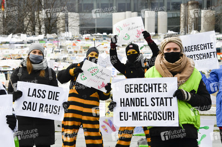 Demonstration 'Wir haben es satt' in Berlin