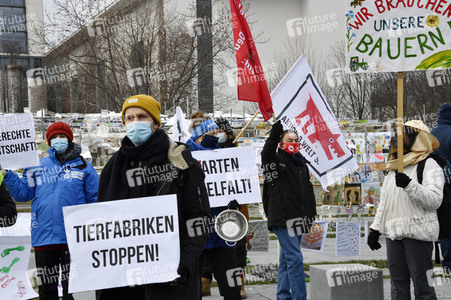 Demonstration 'Wir haben es satt' in Berlin