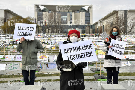 Demonstration 'Wir haben es satt' in Berlin
