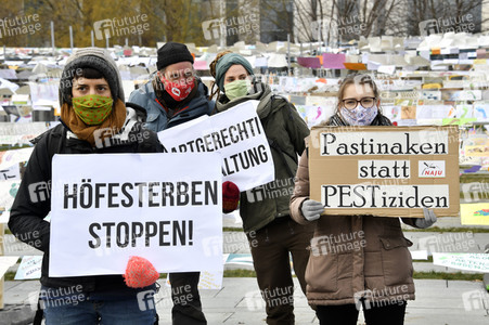 Demonstration 'Wir haben es satt' in Berlin