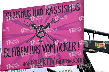 Demonstration 'Wir haben es satt' in Berlin