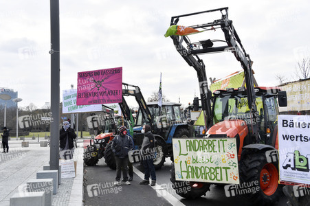 Demonstration 'Wir haben es satt' in Berlin