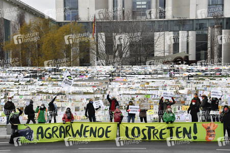 Demonstration 'Wir haben es satt' in Berlin