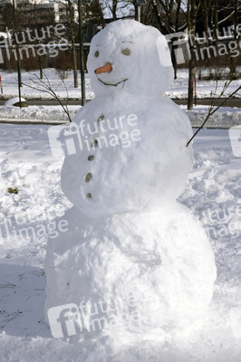 Schneemann in München