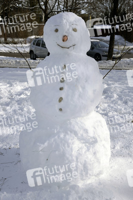 Schneemann in München