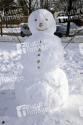 Schneemann in München